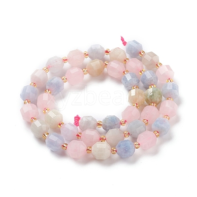 Natural Morganite Beads Strands G-K303-A06-8mm-1