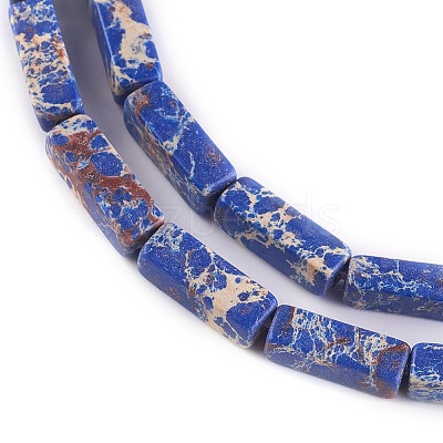 Synthetic Imperial Jasper Bead Strands X-G-E508-02D-1