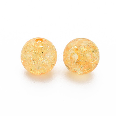 Transparent Crackle Acrylic Beads X-MACR-S373-66A-N13-1