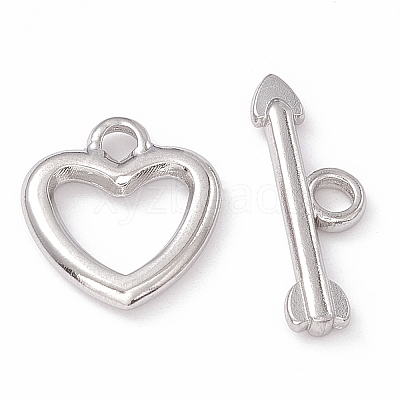 Non-Tarnish 304 Stainless Steel Toggle Clasps STAS-G299-02P-1