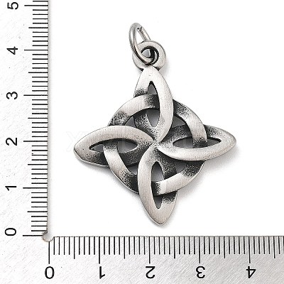 304 Stainless Steel Pendants STAS-G343-01AS-1