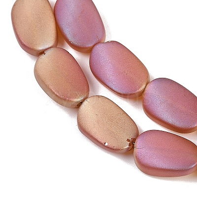 Electroplate Glass Beads Strands EGLA-C009-01B-FR06-1