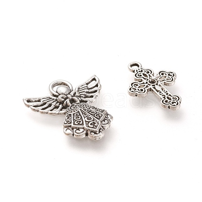 Tibetan Style Alloy Pendants PALLOY-XCP0014-06-RS-1