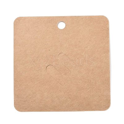 Blank Kraft Paper Broochs Display Cards CDIS-G005-08-1