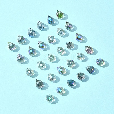 48Pcs 4 Colors Electroplate Glass Beads GLAA-FS0001-89-1