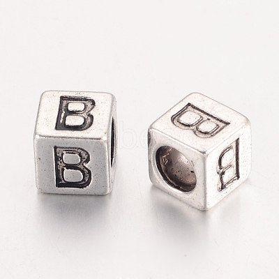 Tibetan Style Alloy European Beads X-MPDL-R037-B-NR-1