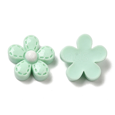 Opaque Resin Cabochons RESI-K027-19-1