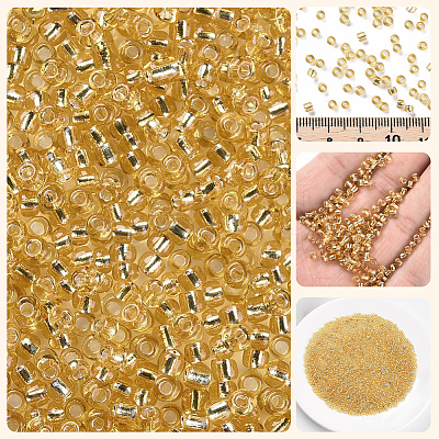 3000Pcs Glass Seed Beads SEED-PA0001-29B-04-1
