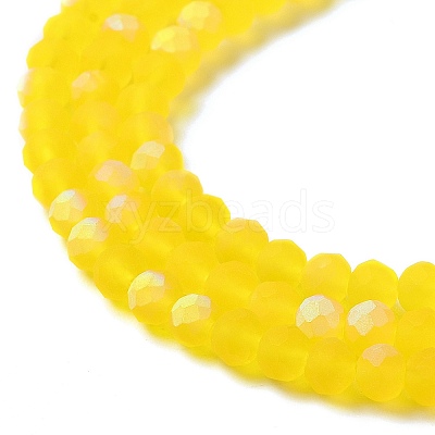 Transparent Glass Beads Strands X1-EGLA-A034-T4mm-MB17-1