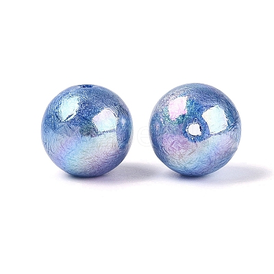 UV Plating Opaque Acrylic Beads SACR-Q005-01-1