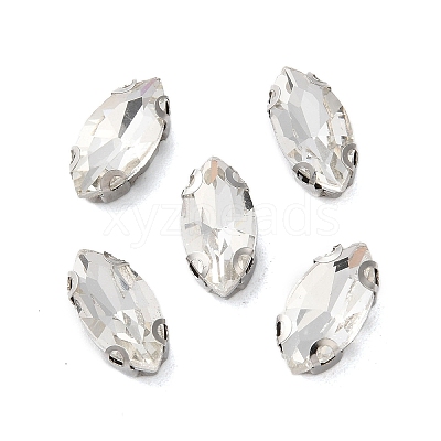 Horse Eye Sew on Rhinestone RGLA-L028-08D-01-1