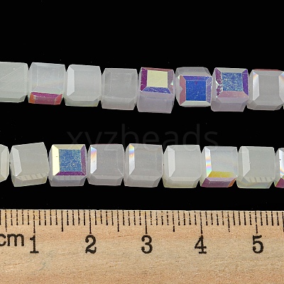 Electroplate Glass Beads Strands EGLA-M031-01A-HR11-1