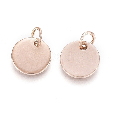 Ion Plating(IP) 304 Stainless Steel Charms LS-EJEW-L238-03C-RG-1
