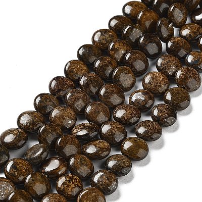 Natural Bronzite Beads Strands G-G084-D13-01-1