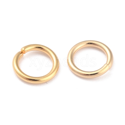 Rack Plating Brass Open Jump Rings KK-O139-18P-G-1