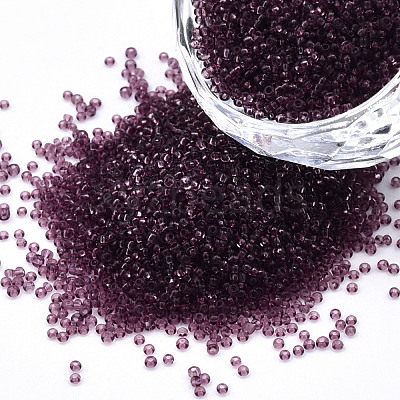 15/0 Transparent Czech Glass Seed Beads SEED-N004-004-05-1