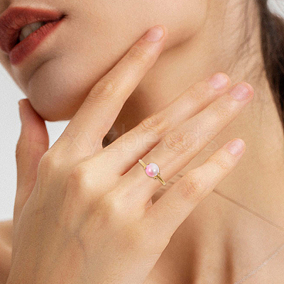 4Pcs 4 Styles Alloy Cuff Ring Findings FIND-CA0009-57-1