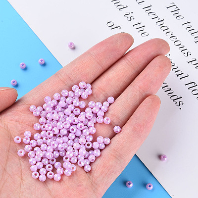 Opaque Acrylic Beads MACR-S371-11-I02-1