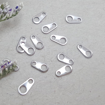 Non-Tarnish 316 Surgical Stainless Steel Chain Tabs X-STAS-L236-04C-1