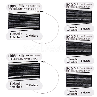 5Pcs Pure Silk Cord OCOR-BBC0001-04A-1