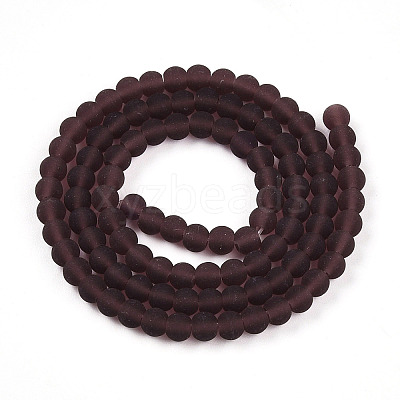 Transparent Glass Beads Strands GLAA-T032-T4mm-MD19-1