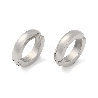 Non-Tarnish Stainless Steel Non Piercing Clip-on Earrings EJEW-M001-12A-P-1