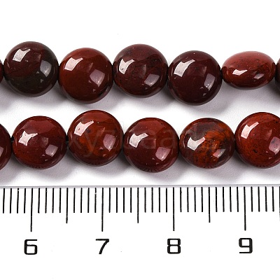 Natural Red Rainbow Jasper Beads Strands G-T047-A15-01-1