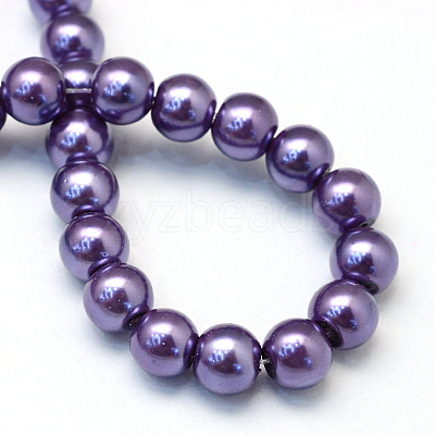 Baking Paint Glass Pearl Bead Strands X1-HY-Q003-3mm-59-1