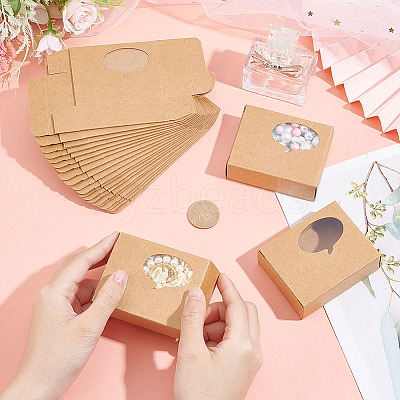 Kraft Paper Gift Box CON-WH0078-29C-1