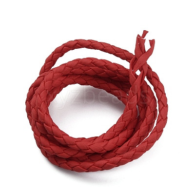 Braided PU Leather Cords WL-WH0005-002D-1