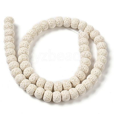 Natural Lava Rock Dyed Beads Strands G-Z036-A01-04-1