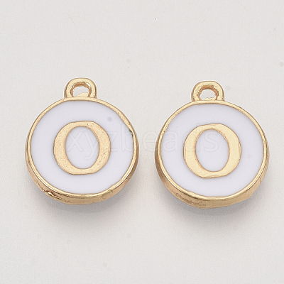 Golden Plated Alloy Charms X-ENAM-S118-01O-1