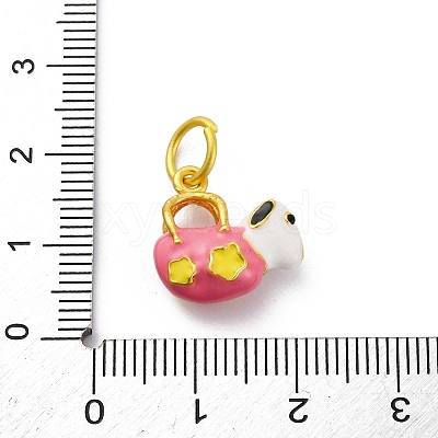 Alloy Enamel Pendants ENAM-E362-03D-1