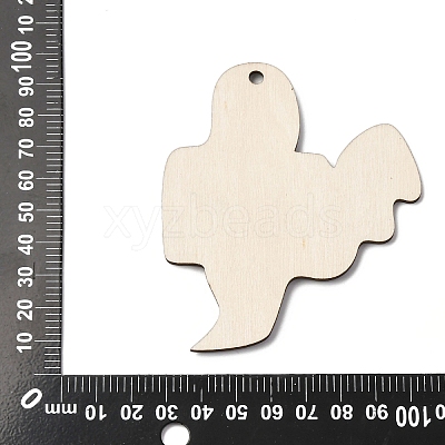 Halloween Printed Wooden Big Pendants WOOD-I016-01D-1
