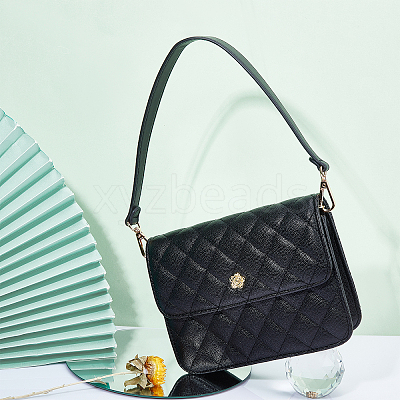 PU Imitation Leather Bag Handles DIY-WH0185-48B-1