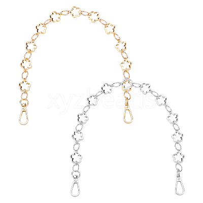 2Pcs 2 Colors Zinc Alloy Links Bag Straps FIND-WR0004-04-1