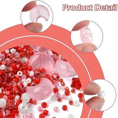 Mixed Styles Glass Beads Strands EGLA-FS0002-63B-1