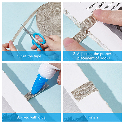 10M Linen Ribbons OCOR-BC0006-67-1