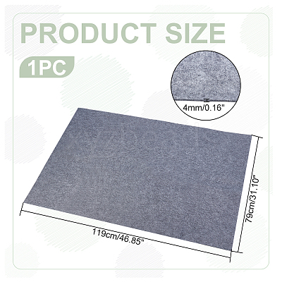 Felt Desk Pad Mat for Painting and Calligraphy AJEW-WH0504-97A-1