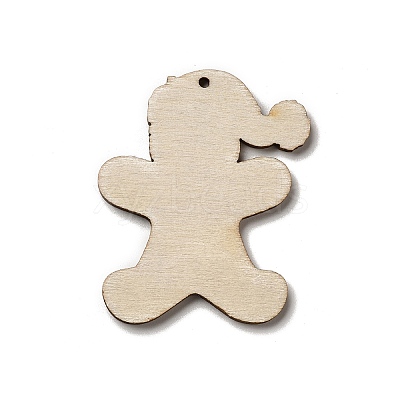 Single Face Printed Wood Pendants WOOD-H102-02F-1