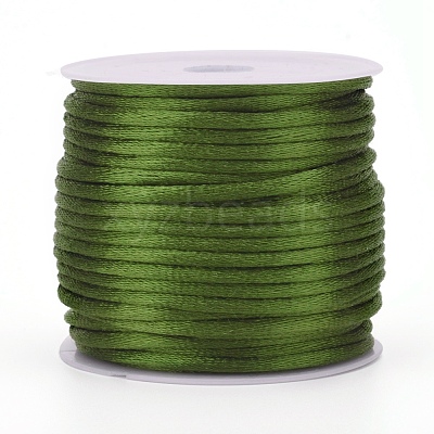 Nylon Satin Rattail Cords NWIR-L006-2mm-10-1