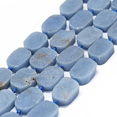 Natural Angelite Beads Strands G-F725-02-1