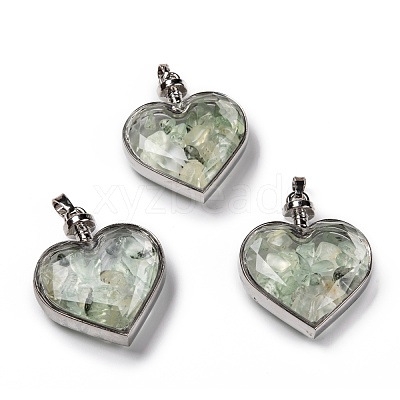 Glass Bottle Pendants G-Z010-02D-1