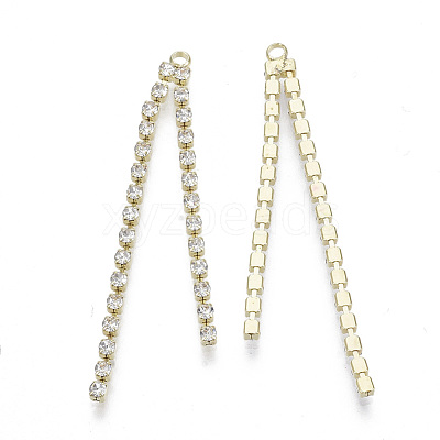 Brass Cup Chains Tassel Big Pendants X-PALLOY-S177-72LG-1