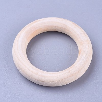 Unfinished Wood Linking Rings X-WOOD-F002-01-55mm-1