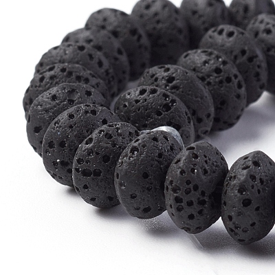 Natural Lava Rock Beads Strands G-F671-01A-14-1
