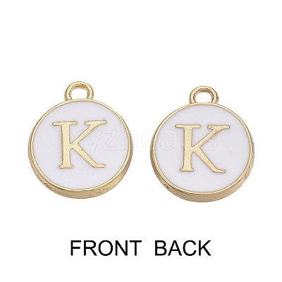 Golden Plated Enamel Alloy Charms ENAM-SZ0001-26A-K-1