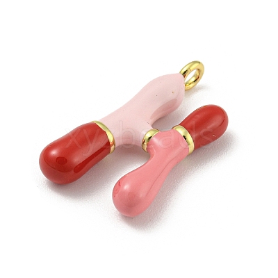 Brass Enamel Pendants KK-E093-03G-H-1