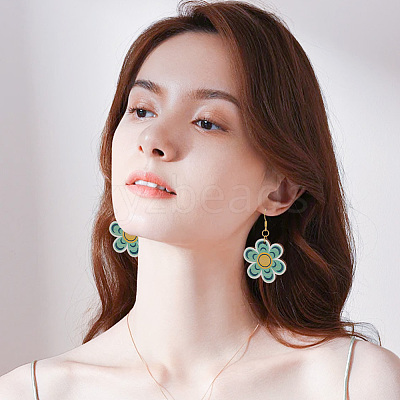 DIY Plant Earring Making Kit DIY-AR0003-33-1