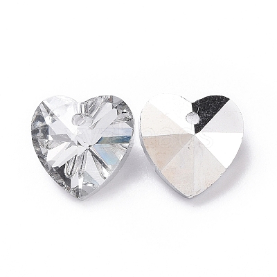 Romantic Valentines Ideas Glass Charms LS-G030V14mm-32-1